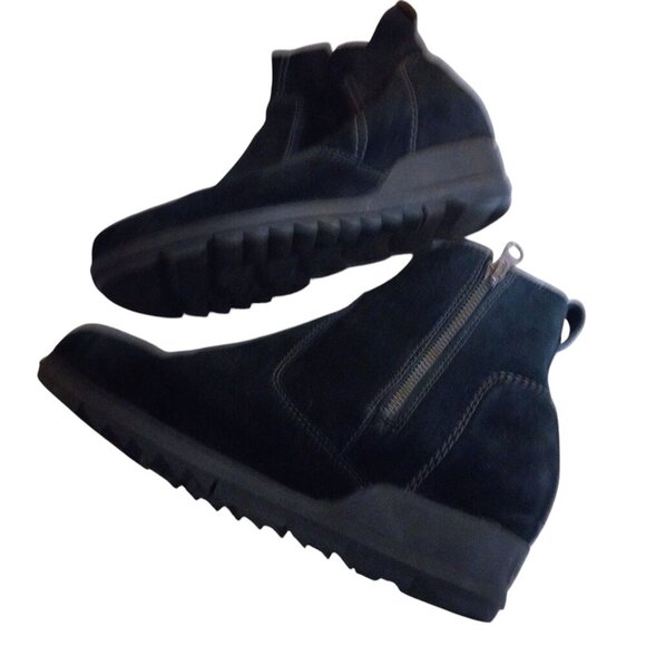 Sorel Evie Women's Size 9 Black Suede Side Zip Boots Bootie NL3313-010 - Picture 7 of 8